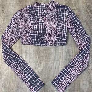 Edikted Open Back Crop Top Size XS